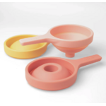 Lot de 3 Entonnoirs pliables Jaune-Rouge PlayTRAY Inspire my Play5