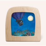 Carte à insérer pour Lampe Au fil des Saisons - Goodnight Sandman - Air Balloon Silhouette2