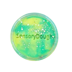 Sensorydough Pâte à modeler avec pailettes Jaune:vert
