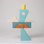 Jeu de construction puzzle Bateau bleu Grimms4