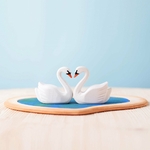 BumbuToys Lac en forme de coeur en bois 3
