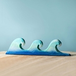 BumbuToys Vagues en bois pour jeu libre Petit Monde 3