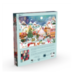 Calendrier de lAvent Puzzle Village de Noël1