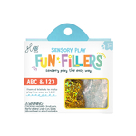 Glo Pals Fun Fillers pour bouteille et jeu sensoriel - ABC