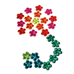 3136 Blumen Funkelsteine SHOP-02