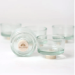 Grimms Bougeoirs en verre pour couronne de célébration - Lot de 5 5