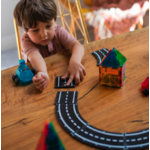 Magna Tiles Jeu magnétique Xtras Route - Lot de 126