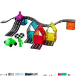 Magna Tiles Jeu magnétique Route Downhill Duo - 40 pièces7