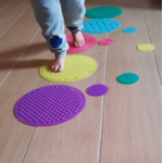 Tickit Ensemble de cercles sensoriels SiliShapes® - Lot de 107