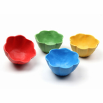 Yellow Door Bols en forme de Fleurs - Lot de 46