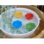 Yellow Door Bols en forme de Fleurs - Lot de 45