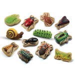 Yellow Door Pierres sensorielles Insectes - Lot de 1513