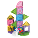 Magna Tiles Jeu magnétique Spring Garden - Set de voyage Lot de 245