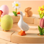 BumbuToys Figurine en bois pour couronne de célébration - Oie5