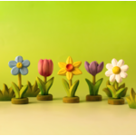 BumbuToys Figurine en bois pour couronne de célébration - jonquille1