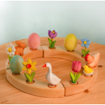 BumbuToys Figurine en bois pour couronne de célébration - jonquille6