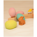 BumbuToys Figurine en bois pour couronne de célébration - lapin6