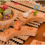 BumbuToys Figurine en bois pour couronne de célébration - lapin5