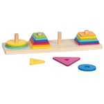Goki Jeu de tri Pyramides de couleurs