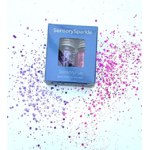 SensoryFun Paillettes Bio dégradables pour jeu sensoriel - Lot de 21