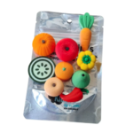 Kiddi Magic Minis Loose parts jeu sensoriel fruits et légumes -Lot de 92
