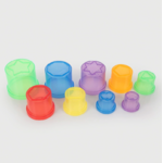 Tickit Gobelets à empiler pour le jeu sensoriel Eau et Sable - Lot de 9 11