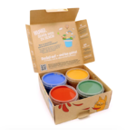 Neogrün Peinture à doigts Aki - Lot de 4 pots5