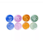 Neogrün Peinture aux doigts Mika - Vegan et avec Paillettes - Lot de 4 6
