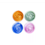Neogrün Peinture aux doigts Mika - Vegan et avec Paillettes - Lot de 4 5