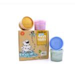 Neogrün Peinture aux doigts Mika - Vegan et avec Paillettes - Lot de 4 3