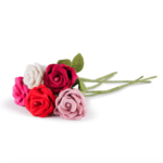 Rose en feutrine de laine - Sjaal met Verhaal2