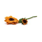 Branche de Tournesol en feutrine de laine - Sjaal met Verhaal3