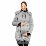 Liliputi Mamacoat manteau de portage et grossesse 4 en 1 Shark2