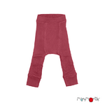 ManyMonths Longie en laine avec genouillère - coloris 2021 Earth Red