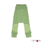 ManyMonths Longie en laine avec genouillère - coloris 2021 Jade Green