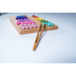 Tableau de Calcul et de traçage réversible Chiffes 1 - 10 + billes colorées Pagalou Toys (37)