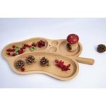 Plateau en bois en forme de Feuille Pagalou Toys (2)-min