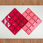 Connetix 2 Plaques magnétique Pink - Berry 30 x 30cm 3