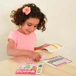 Poppik Mes cartes en stickers Magic - 6 cartes 360 stickers 3