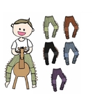 MANYMONTHS Legging Dino en laine avec genouillères - coloris 2022