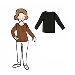 MaM T-shirt Femme manches longues en laine - coloris 2022