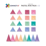 Connetix Jeu magnétique Mini pack Pastel 32 pièces 8