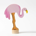 Figurine en bois Flamant Rose Grimm's