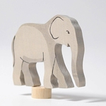 Figurine en bois Eléphant Grimms 3
