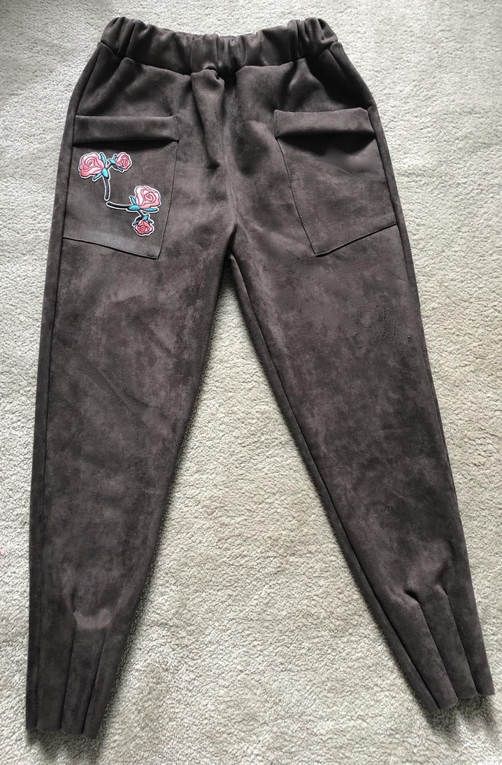 Exclusivité pantalon poche brodée boho bohème chic PANTSS0226