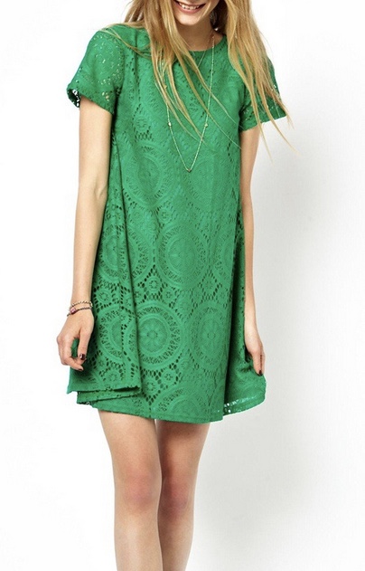 Robe best sale chic verte