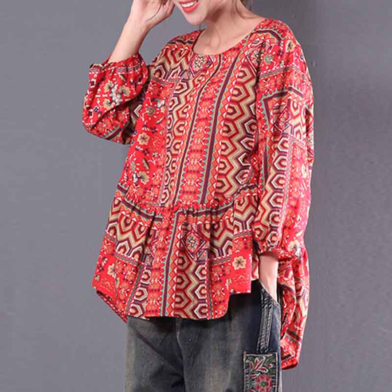 Tunique imprimé ethnique boho boheme chic TUNIC0480 monyronyboho