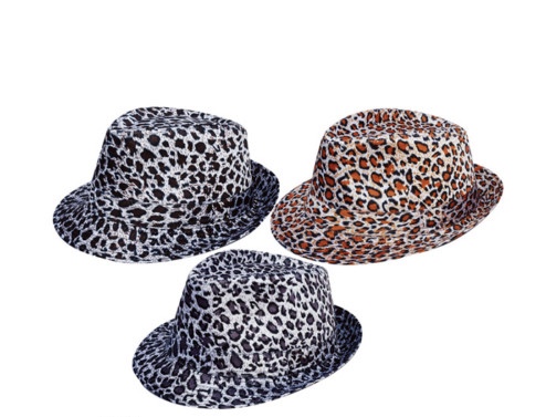 Chapeau trilby léopard mixte marque boho boheme chic HAT0018