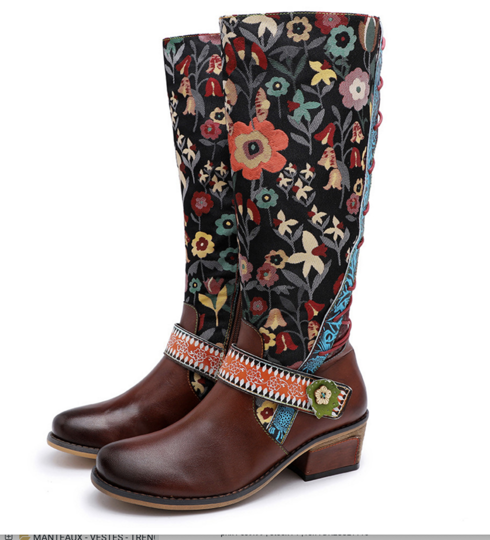 bottines boheme femme