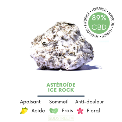 Astéroïde – Ice Rock CBD 89%